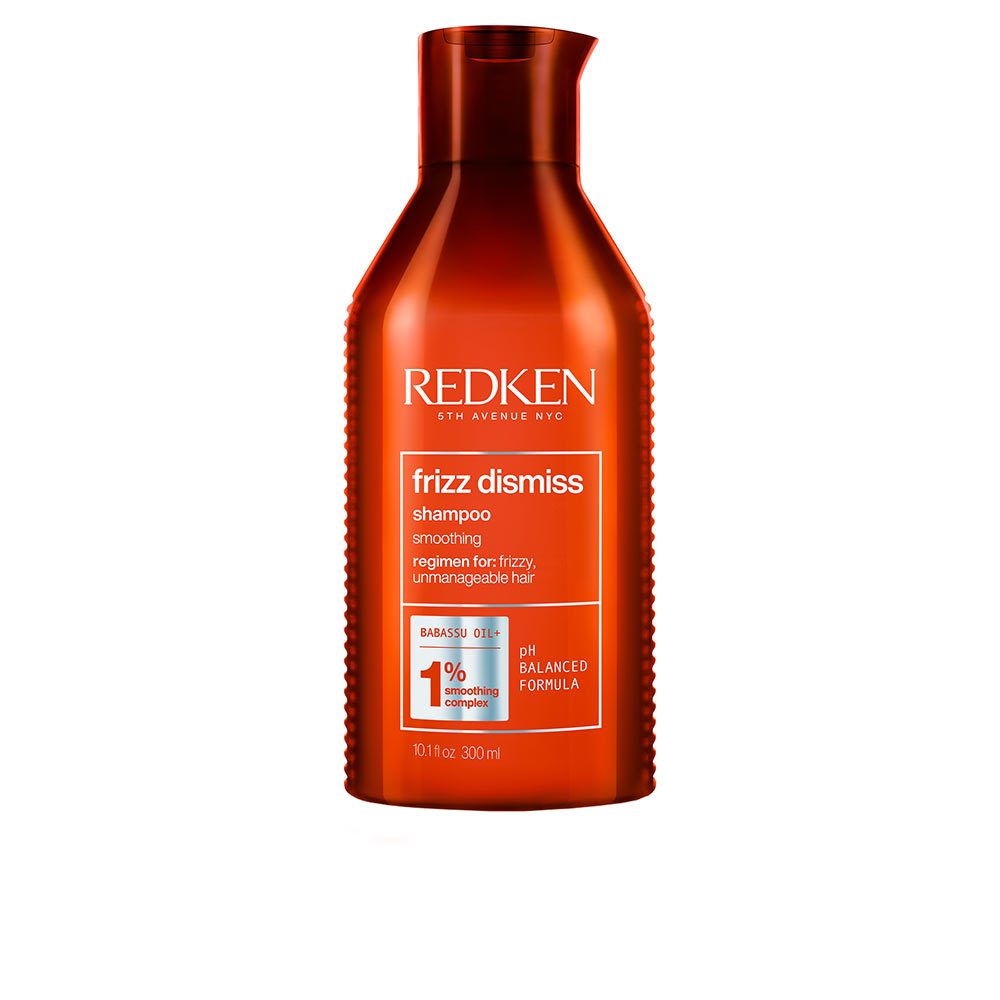 Redken Frizz Dismiss Shampoo – Sulfaat- en natriumchloridevrije shampoo met babassu-olie voor het temmen van pluizig haar en het verbeteren van glans.