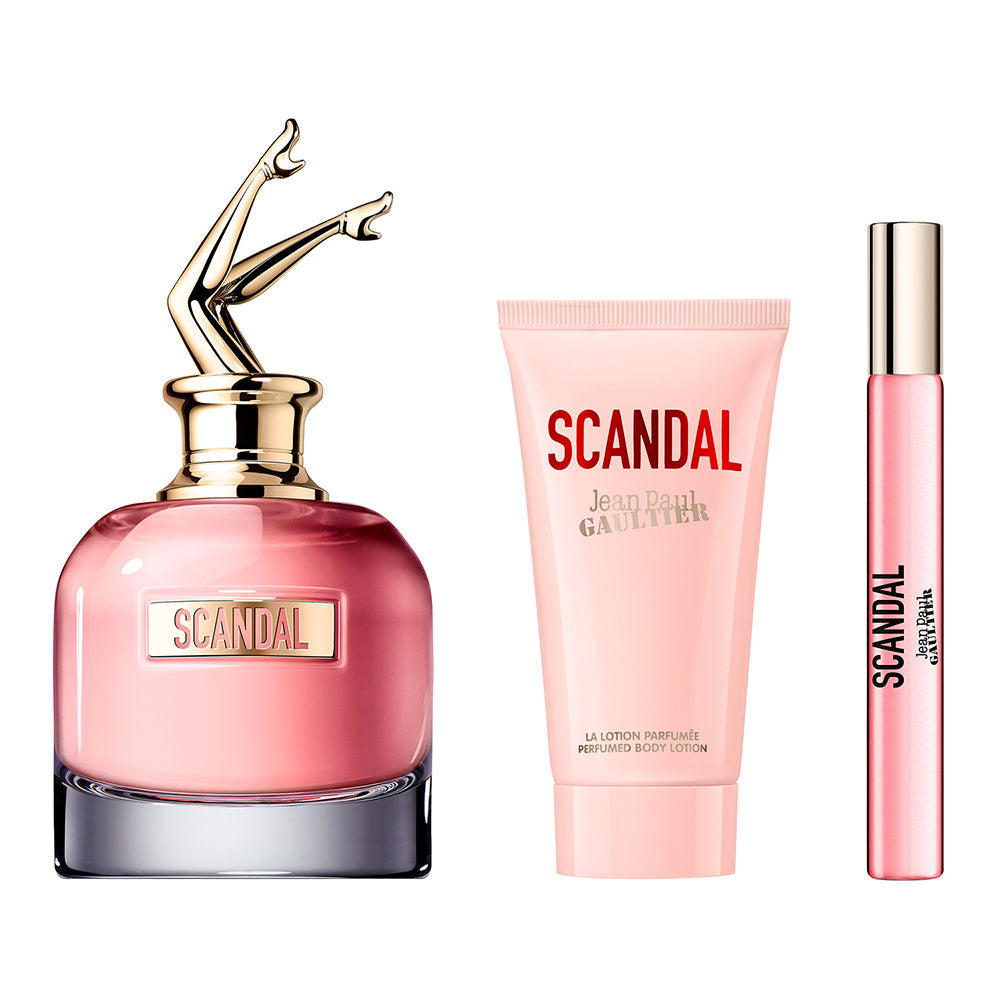 Jean Paul Gaultier Scandal Case – Luxe parfumset met Eau de Parfum, bodylotion en travel-size parfum.