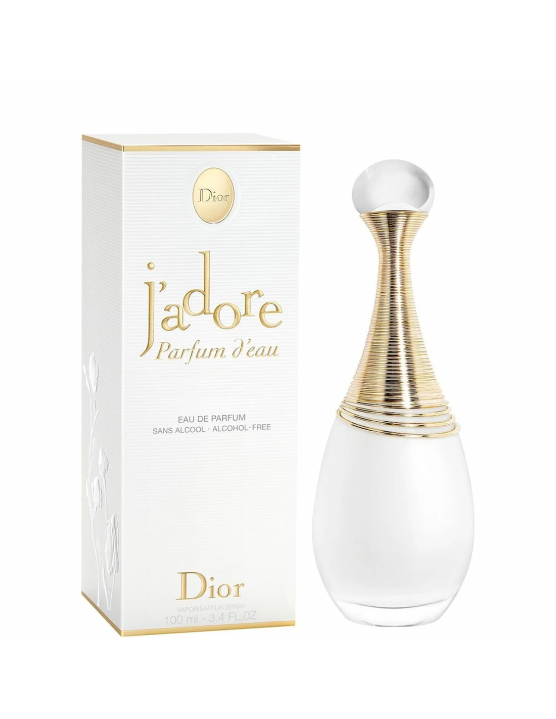 Dior J'adore Parfum d'Eau Eau de Parfum Spray – Alcoholvrije bloemige damesgeur met neroli, jasmijn en magnolia