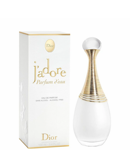 Dior J'adore Parfum d'Eau Eau de Parfum Spray – Alcoholvrije bloemige damesgeur met neroli, jasmijn en magnolia