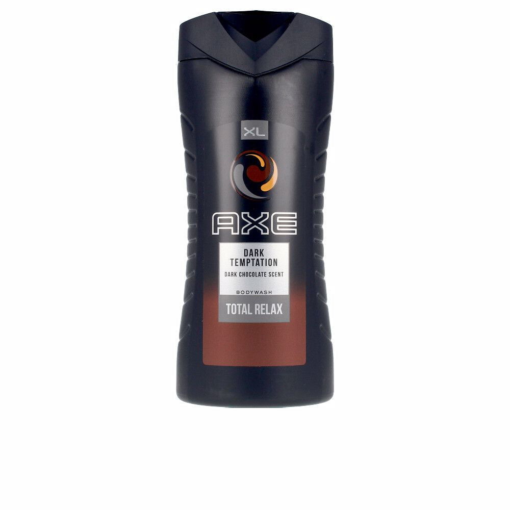 Axe Dark Temptation Shower Gel flacon - douchegel met warme chocoladetonen en kruidige accenten.