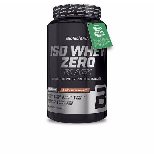 BioTechUSA Iso Whey Zero Black – Premium wei-eiwitisolaat met creatine en BCAA’s voor spiergroei en herstel.