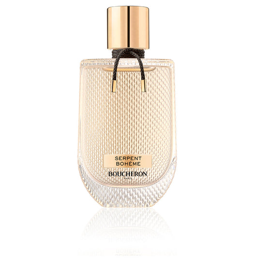 Boucheron Serpent Bohème Eau de Parfum – een verfijnde chypre bloemige geur met noten van mandarijn, zwarte bes, Turkse roos, jasmijn sambac, woestijnroos, witte musk, patchouli, labdanum en sandelhout.