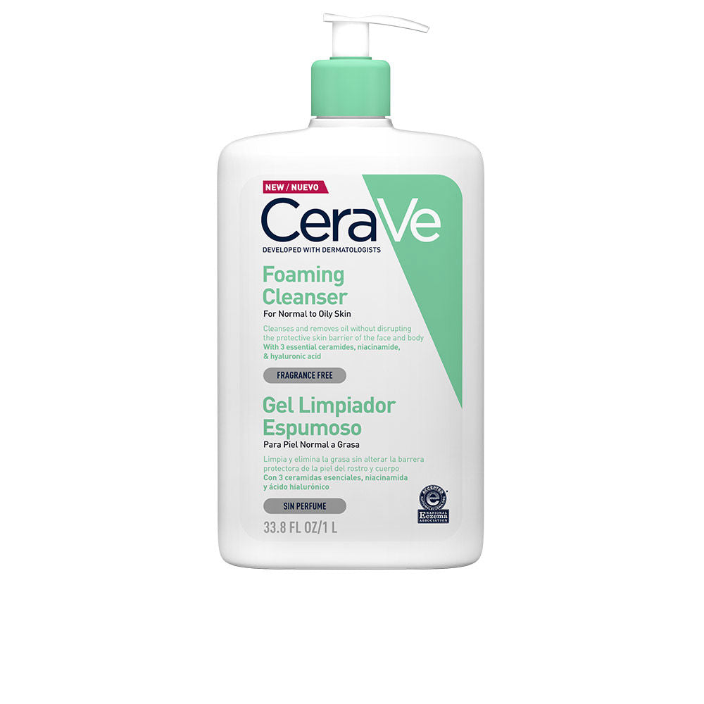 CeraVe FOAMING CLEANSER – Schuimende gezichtsreiniger voor normale tot vette huid