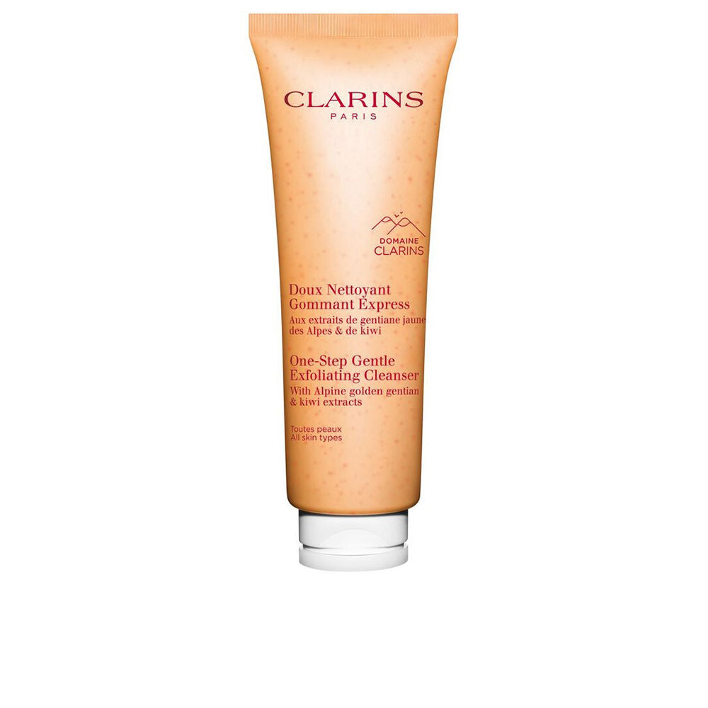 Clarins One-Step Gentle Exfoliating Cleanser – Milde 3-in-1 gezichtsreiniger met oranjebladextract voor een stralende en verfijnde huid.