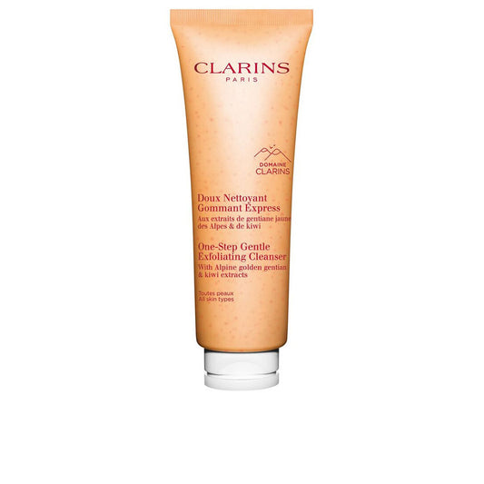 Clarins One-Step Gentle Exfoliating Cleanser – Milde 3-in-1 gezichtsreiniger met oranjebladextract voor een stralende en verfijnde huid.