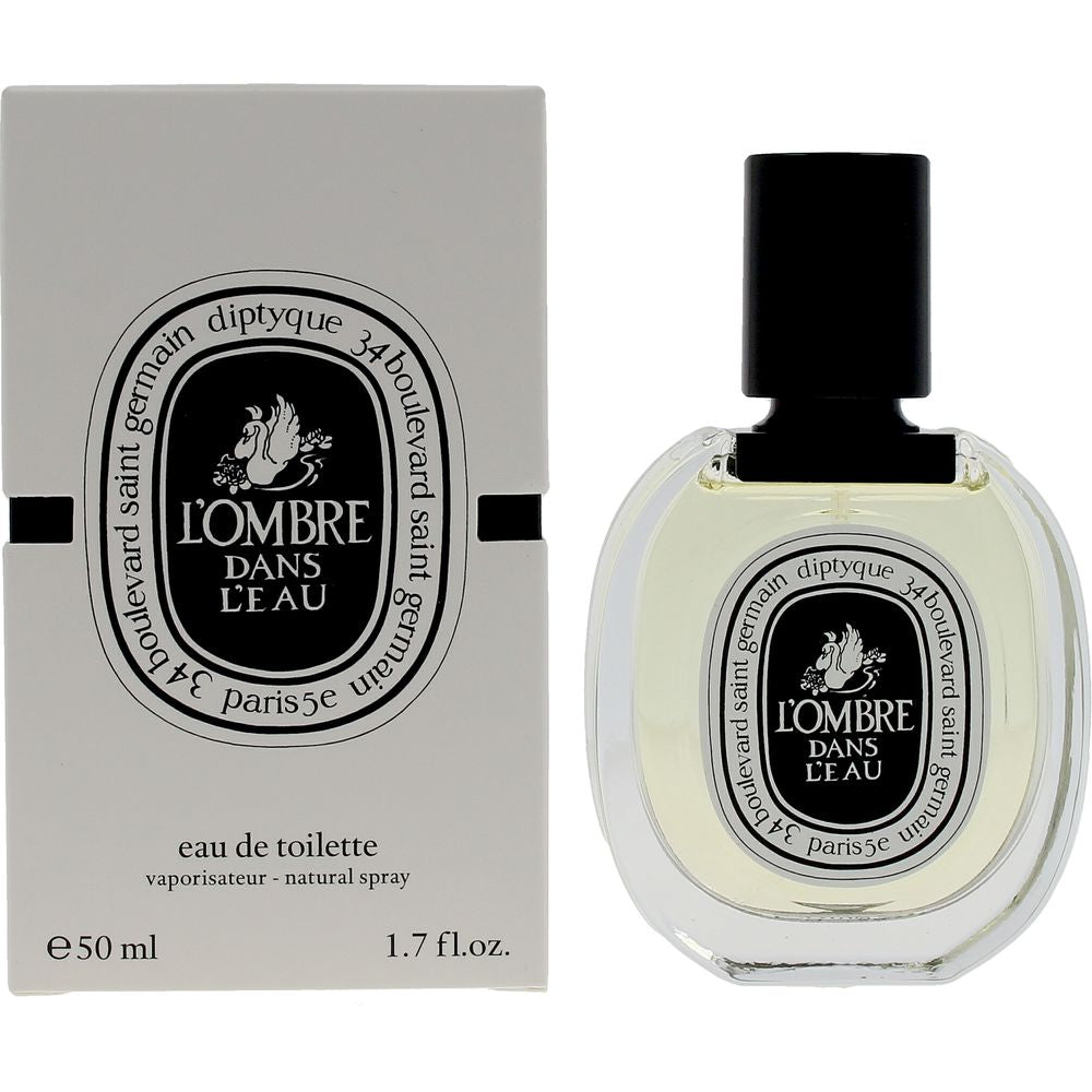 Diptyque L'Ombre dans L'Eau Eau de Toilette Spray – groene en bloemige geur met rozenblaadjes, zwarte bes en mos.