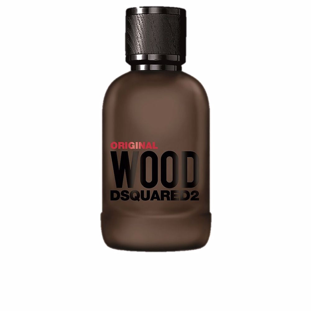 Dsquared2 Original Wood Eau de Parfum Spray – houtachtige en aromatische herenparfum met frisse citrus en warme houttonen.