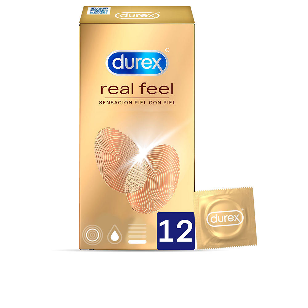 Durex Real Feel Skin to Skin Condooms – Latexvrije condooms voor een natuurlijk gevoel en maximale gevoeligheid.