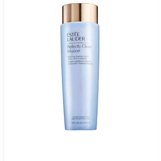 Estée Lauder Perfectly Clean Infusion Balancing Essence Lotion – Hydraterende essence-lotion met aminozuren en waterlelie-extract voor een gebalanceerde en gehydrateerde huid.