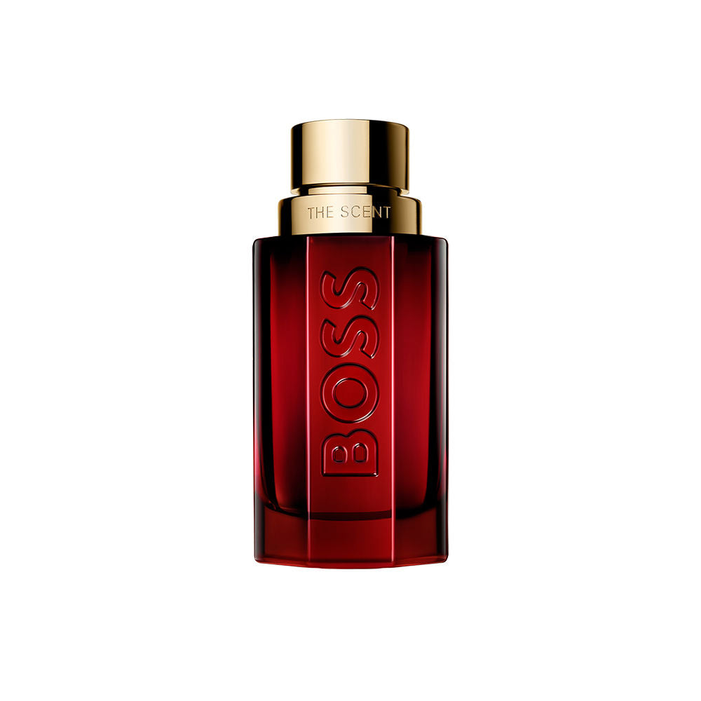 Hugo Boss The Scent For Him Elixir Eau de Parfum flacon - verfijnde herenparfum met kruidige en houtachtige accenten.