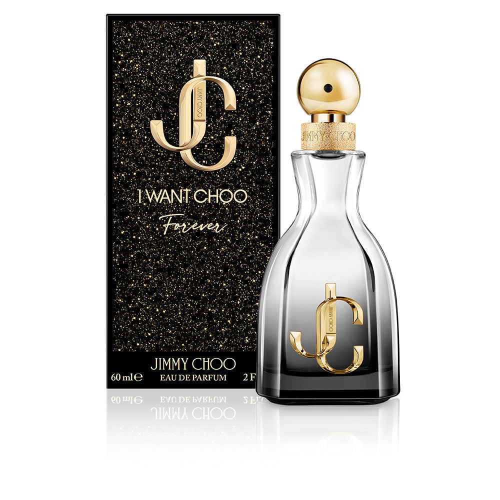 Jimmy Choo I Want Choo Forever Eau de Parfum flacon - intense damesgeur met fruitige en bloemige accenten.