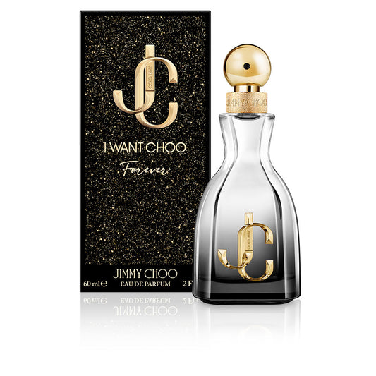 Jimmy Choo I Want Choo Forever Eau de Parfum flacon - intense damesgeur met fruitige en bloemige accenten.