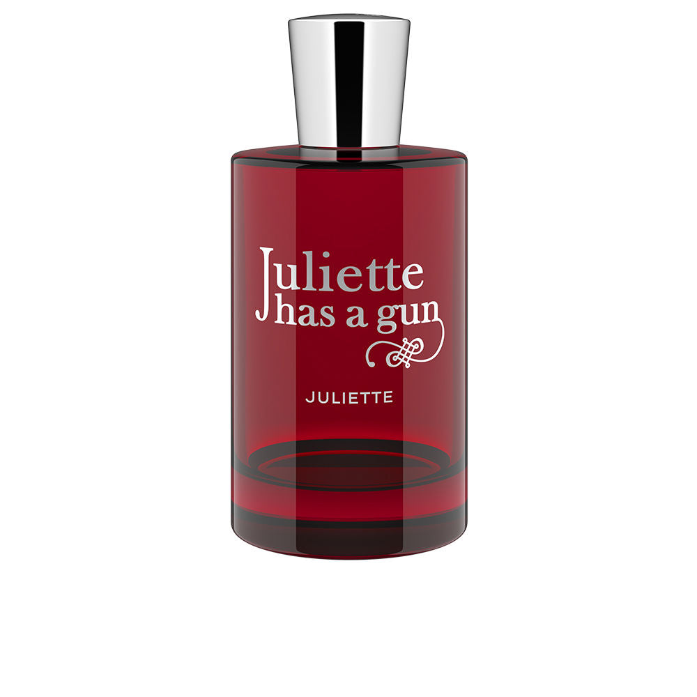 Flacon van Juliette Has A Gun Juliette Eau de Parfum, een luxe nichegeur met citrus, roos en muskus. Ideaal voor vrouwen die van romantische geuren houden.