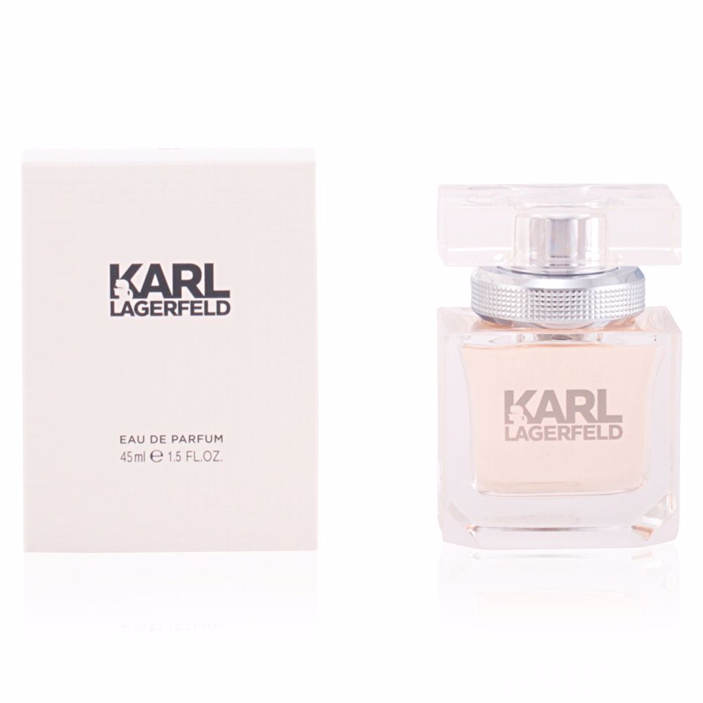 Karl Lagerfeld Pour Femme Eau de Parfum flacon - elegante en sensuele damesgeur met bloemige en houtachtige accenten.