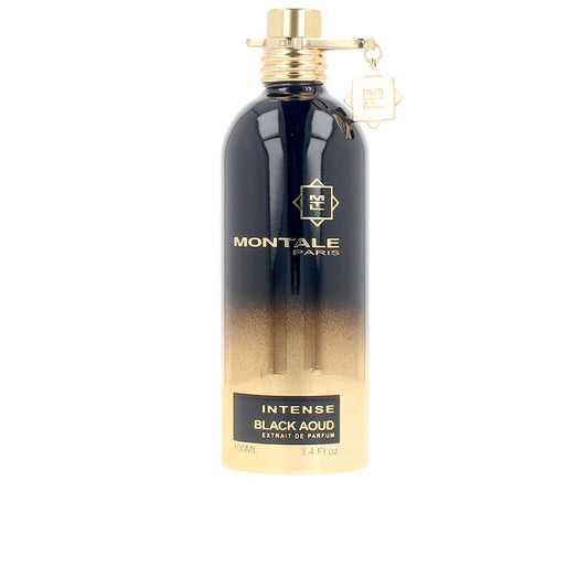 Montale Intense Black Aoud Extrait de Parfum Spray – diepe oriëntaalse unisex parfum met roos, oud en een warme houtachtige basis.