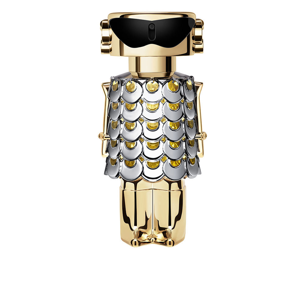 Flacon van Paco Rabanne Fame Eau de Parfum, een verfijnde damesgeur met mango, jasmijn en sandelhout. Perfect voor een frisse en opvallende uitstraling.