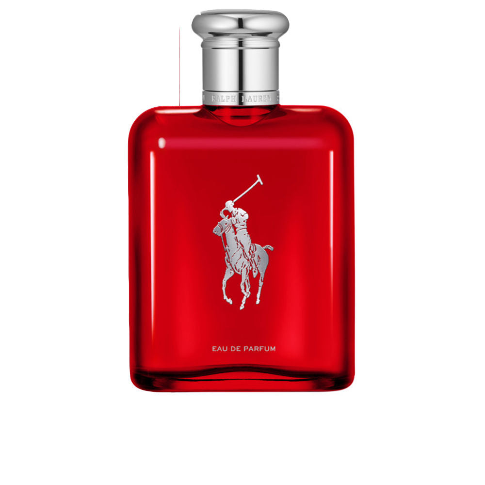 Ralph Lauren Polo Red Eau de Parfum Spray – krachtige herenparfum met citrus, kruiden en een diepe houtbasis.