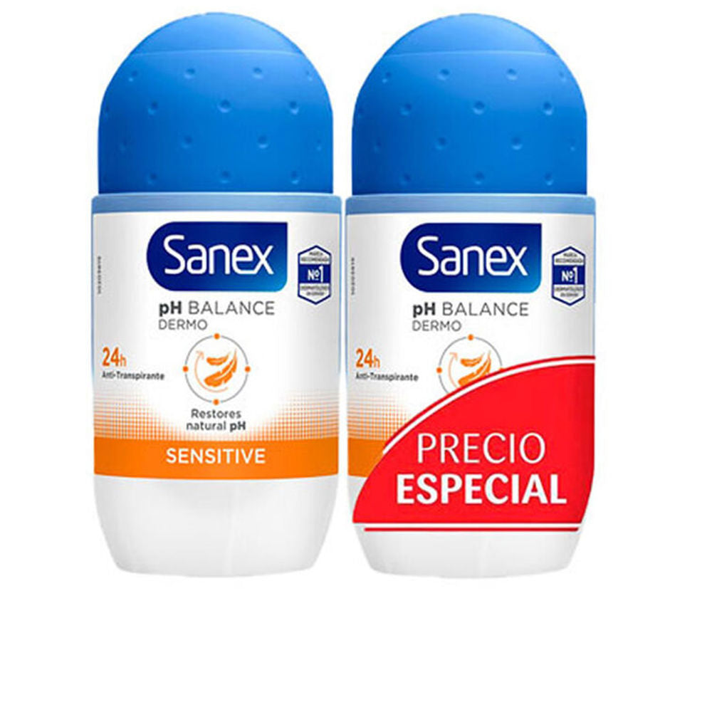 Sanex DERMO SENSITIVE Roll-On Deodorant Duo – Alcoholvrije deodorant voor de gevoelige huid