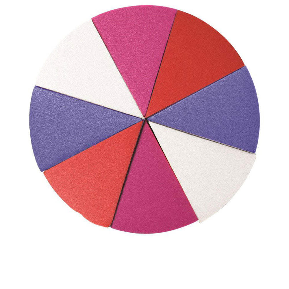 UBU - Urban Beauty United Wonder Wheel Makeup Sponge Wheel – Set van acht wigvormige, kleurrijke make-upsponsjes voor een vlekkeloze applicatie.