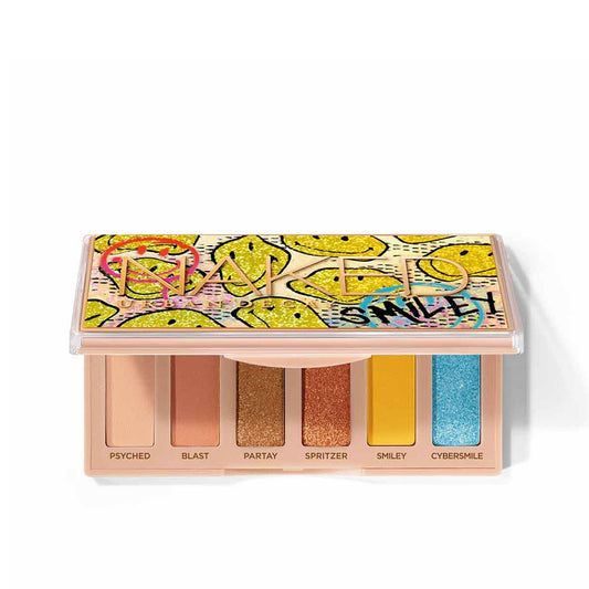 Urban Decay Naked Chill Happy Mini Eyeshadow Palette – Limited edition palet met zes tinten in matte, shimmer en metallic finishes.