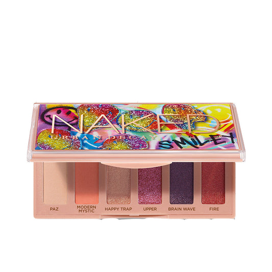 Urban Decay Naked Mad Happy Mini Eyeshadow Palette – Limited edition palet met zes tinten in matte, shimmer en metallic finishes.