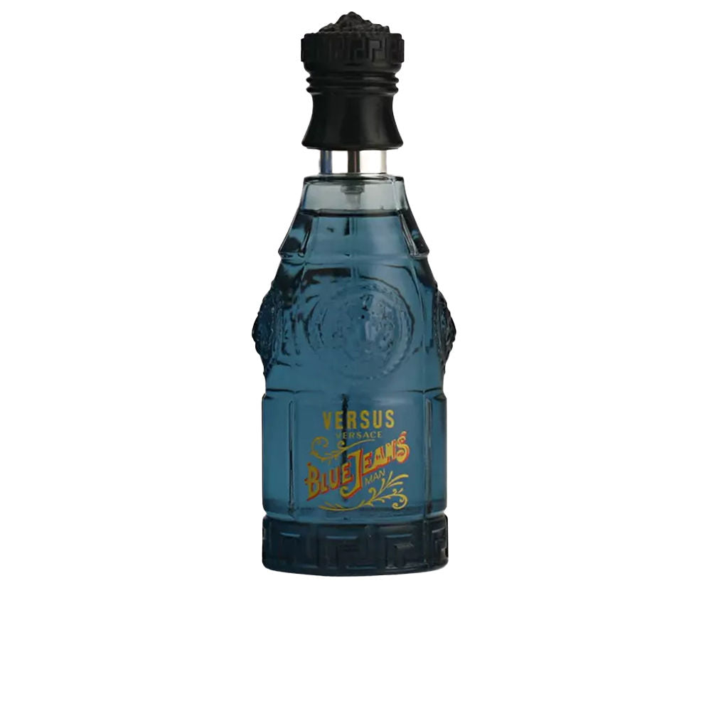 Versace Blue Jeans Eau de Toilette Spray – frisse en kruidige herenparfum met citrus, lavendel en een warme houtachtige basis.